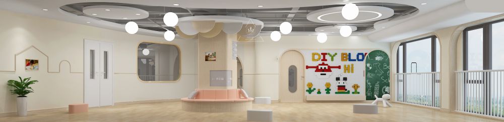 大沥碧桂园华府自然树儿童之家二层活动空间设计效果图