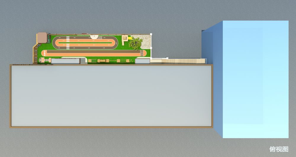 辽宁省大连市小鹿鸣幼儿园户外设计效果图