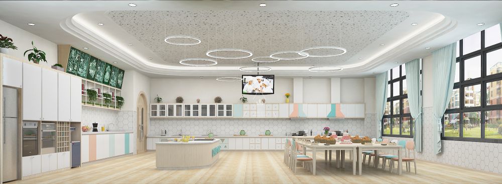 揭阳市炮台伟才幼儿园DIY厨房设计效果图