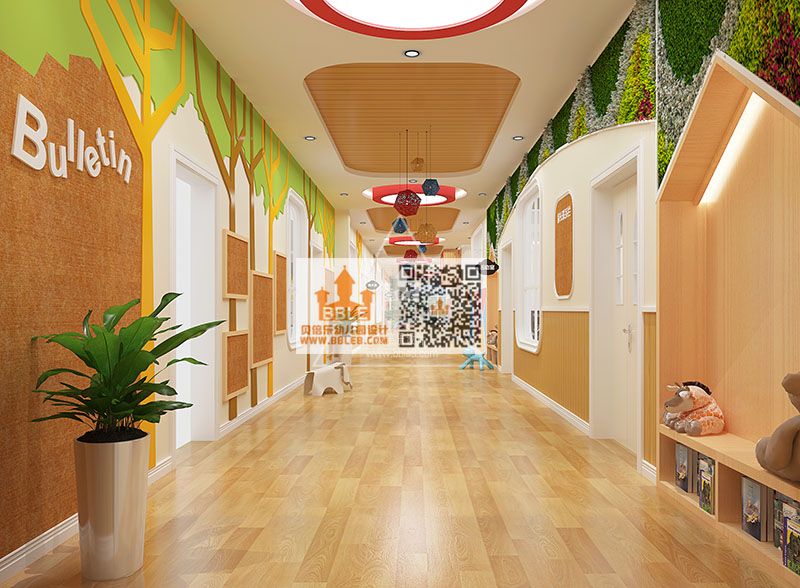 幼儿园设计案例/走廊设计图片 