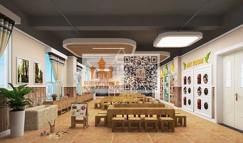 幼儿园设计/贝倍乐幼儿园设计/幼儿园美术室设计合集