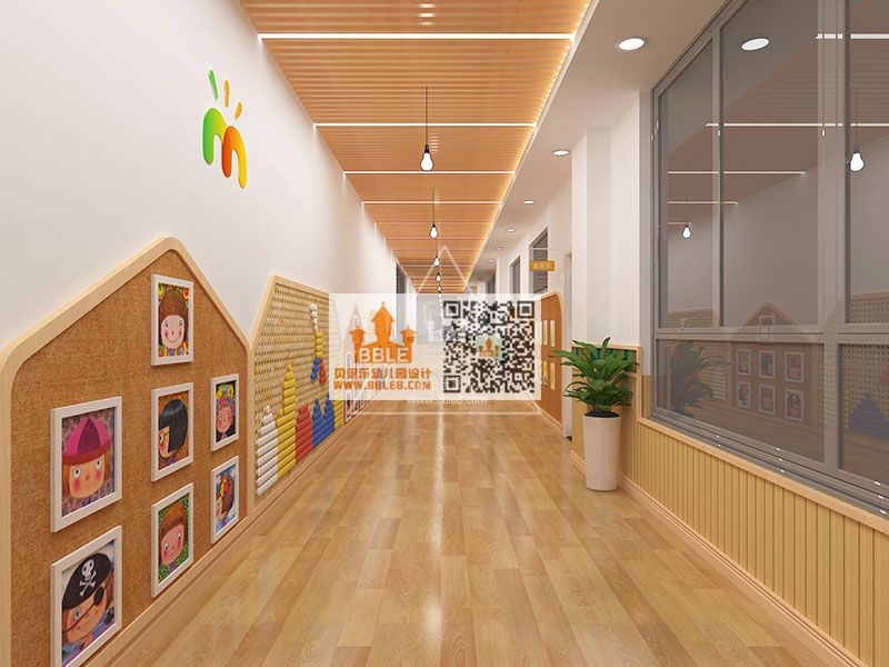 贝倍乐幼儿园设计案例/走廊设计图片